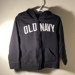 Old Navy Kids Black Zip-Up Hoodie